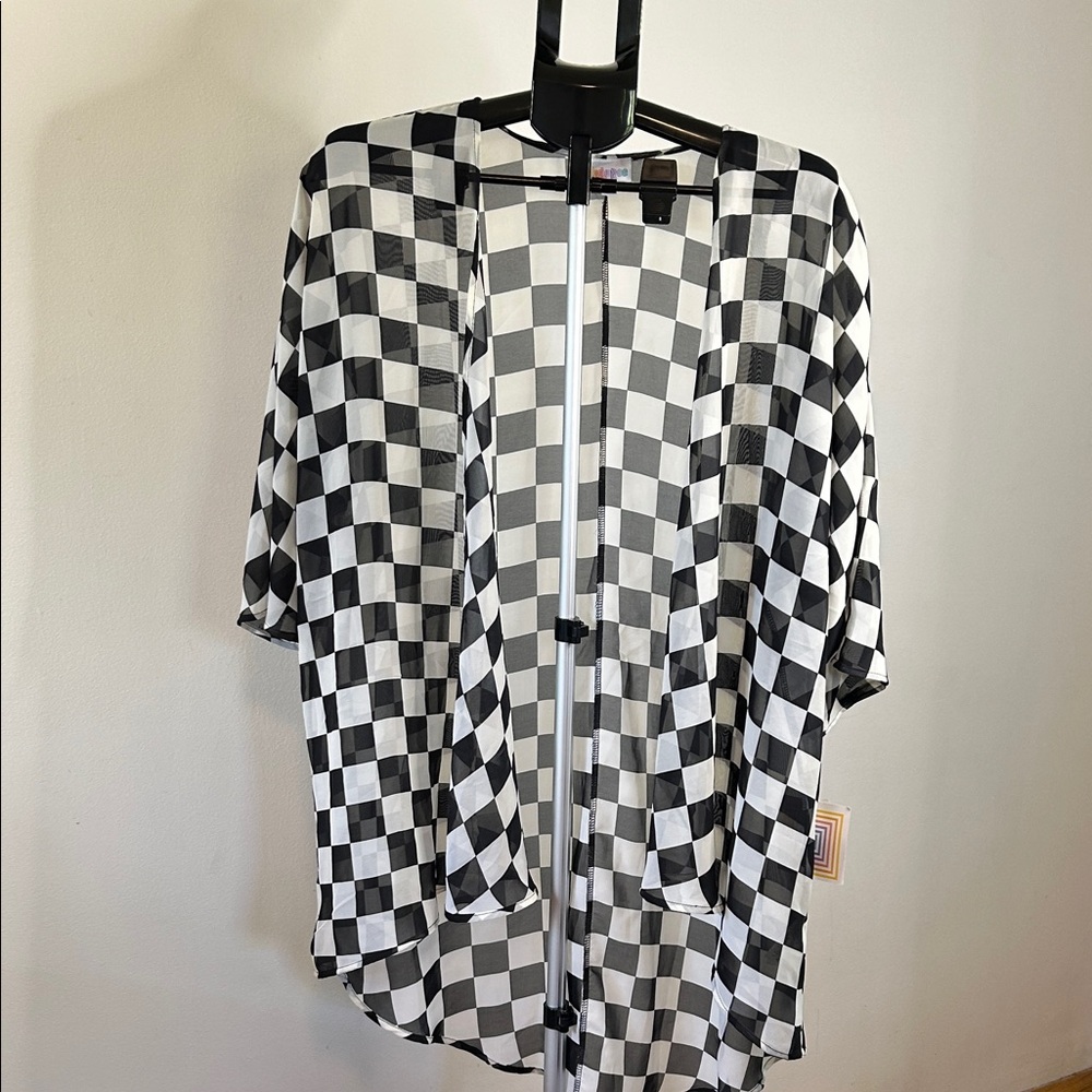 LuLaRoe Monochrome Kimono
